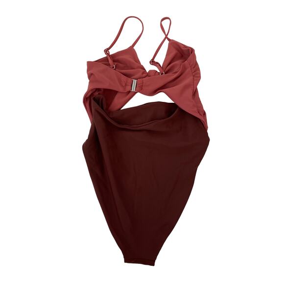NEW! Veronica Beard Medium Aniston One Piece Cut Out Swimsuit - Picture 6 of 8